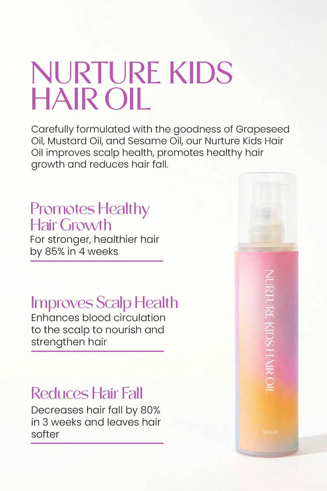 Nurture Kids Hair Oil for Soft Strong Hair Care Secondary image