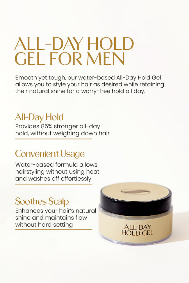 All Day Hold Gel for Men Long Lasting Hair Style Secondary image