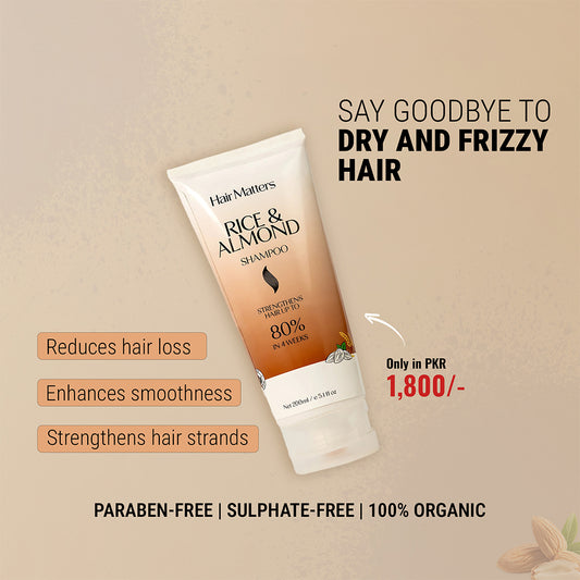Rice & Almond Shampoo| Nourishing Cleanse for All Hair Types