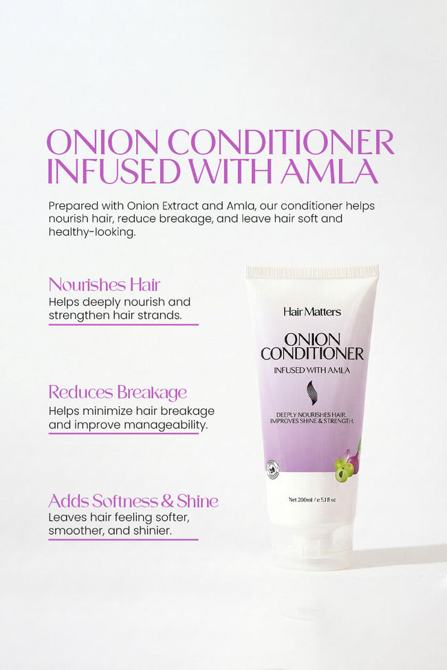 Onion Conditioner Infused with Amla for Soft Hair Secondary image