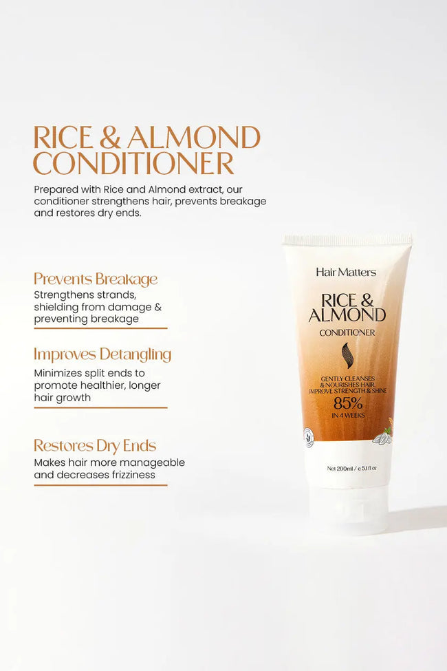 Rice & Almond Conditioner for Deep Moisture for Dry Hair Secondary image