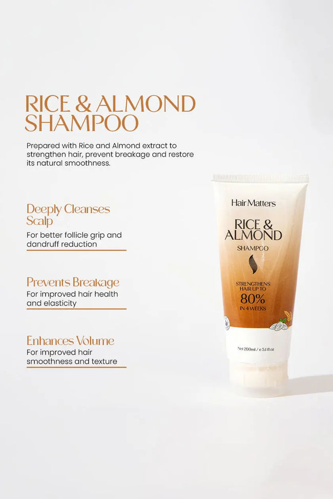 Rice & Almond Shampoo for Strong Healthy Hair Secondary image