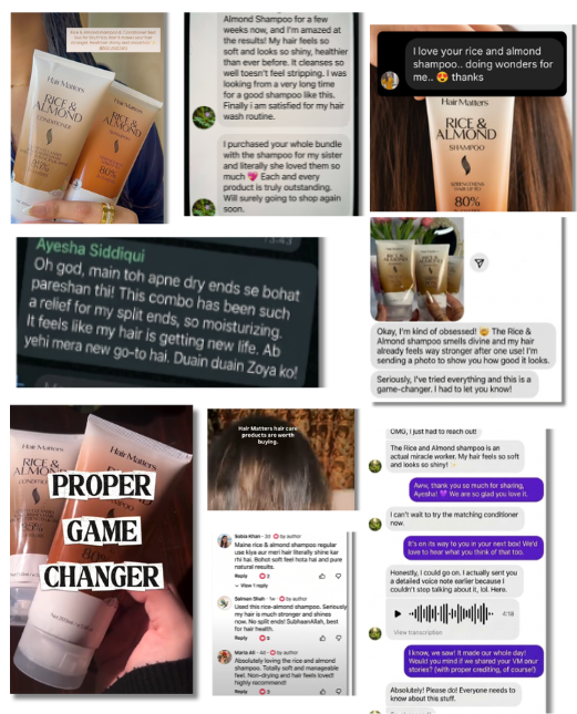 Rice & Almond Shampoo for Strong Healthy Hair Secondary image