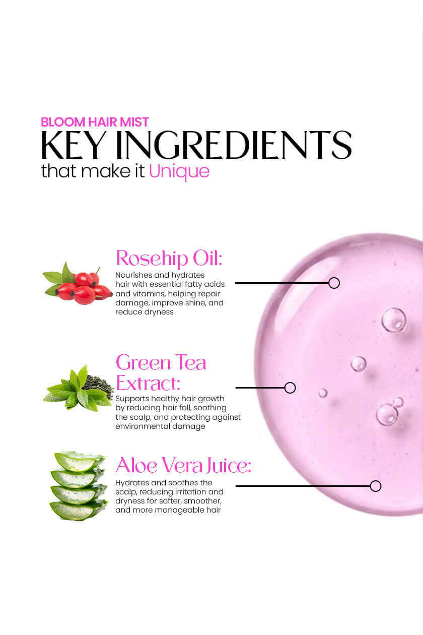Bloom Hair Mist for Fresh Fragrant Hair