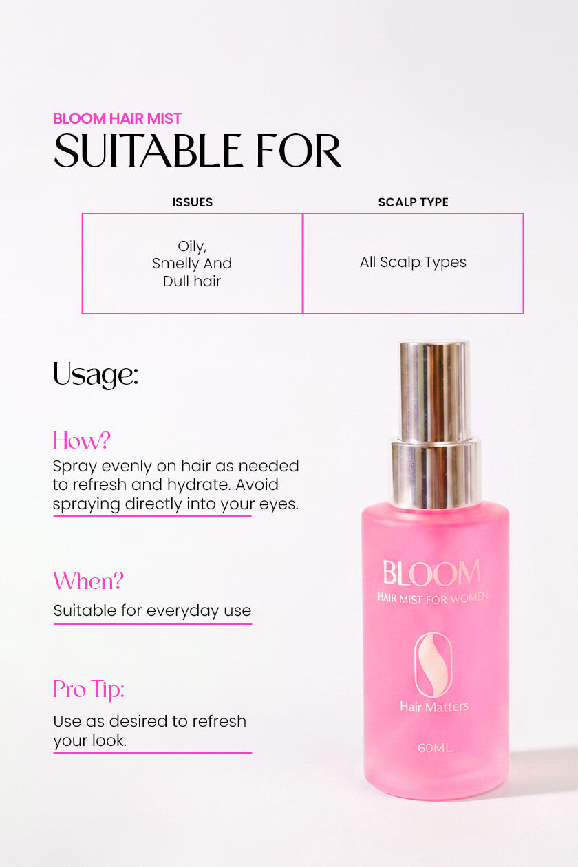 Bloom Hair Mist for Fresh Fragrant Hair