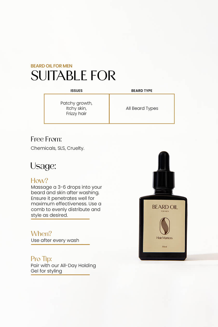 Beard Oil for Soft Smooth No Itch Beard Care