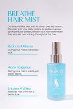 Breathe Hair Mist for Clean Fresh Hair