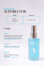 Breathe Hair Mist for Clean Fresh Hair