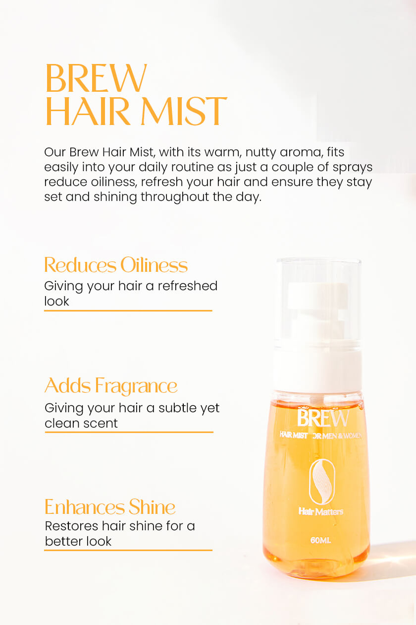 Brew Hair Mist – Stay Fresh & Confident All Day
