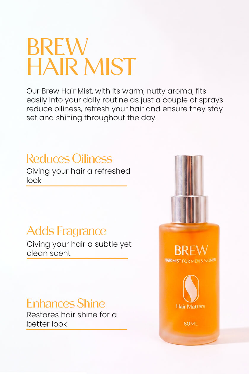 Brew Fresh Hair Mist for All Day Confidence