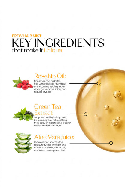 Brew Hair Mist – Stay Fresh & Confident All Day