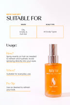 Brew Fresh Hair Mist for All Day Confidence