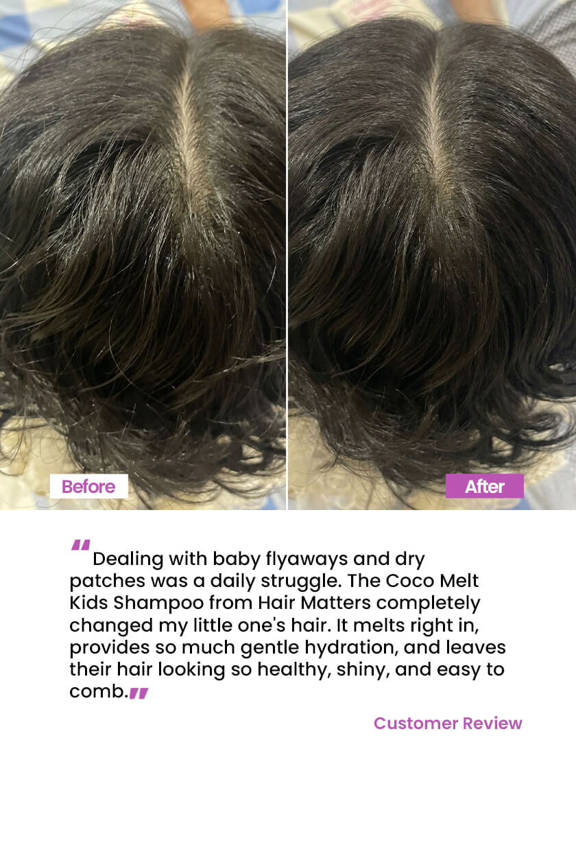 Coco Melt Kids Shampoo for Gentle Hair Care with Coconut