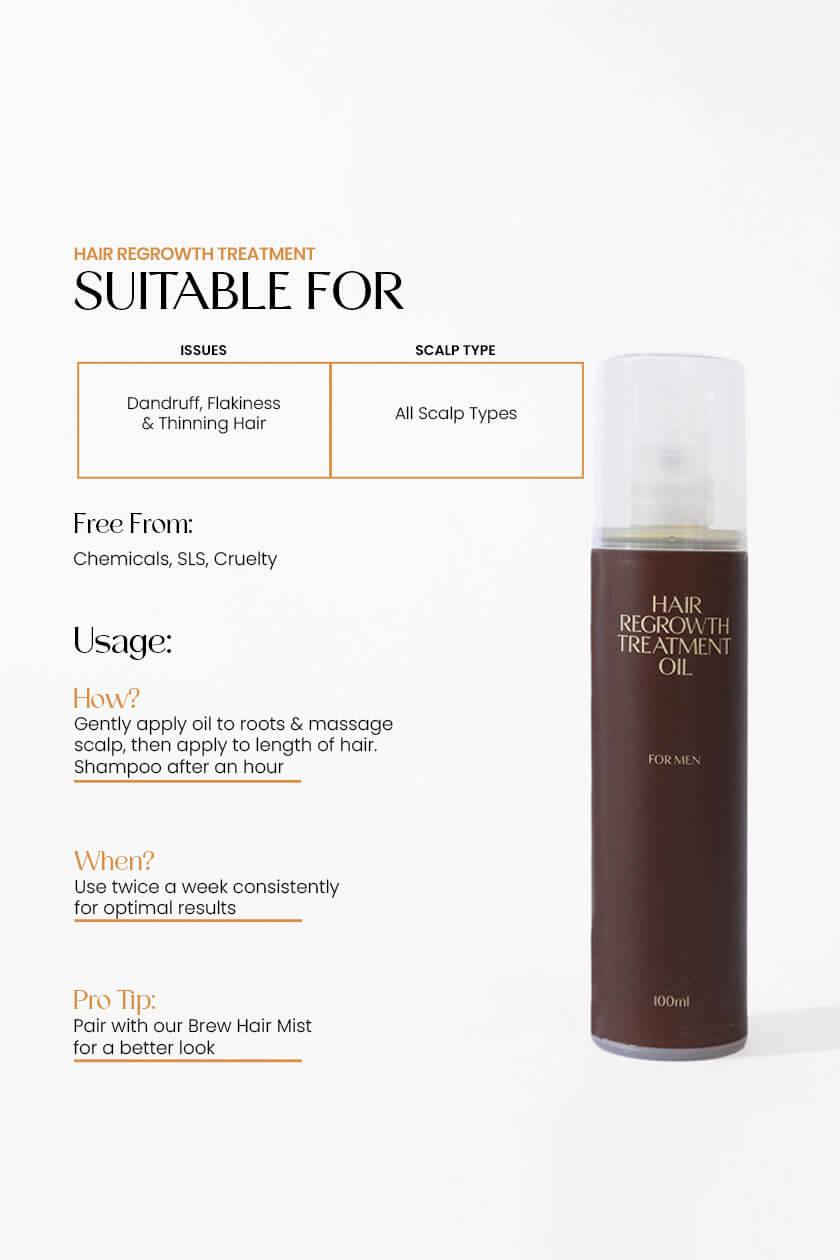 Hair Regrowth Treatment oil for Men