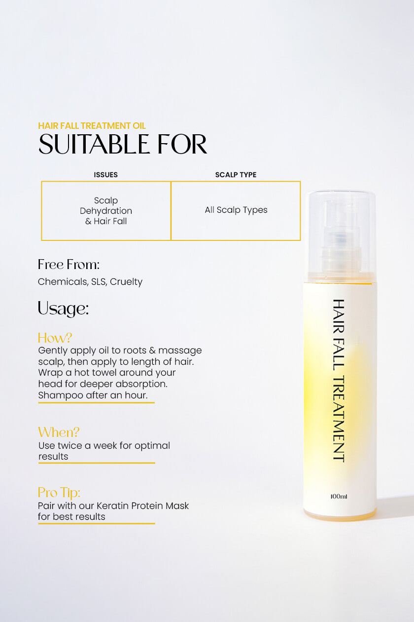 Hair Fall Treatment Oil to Reduce Hair Fall