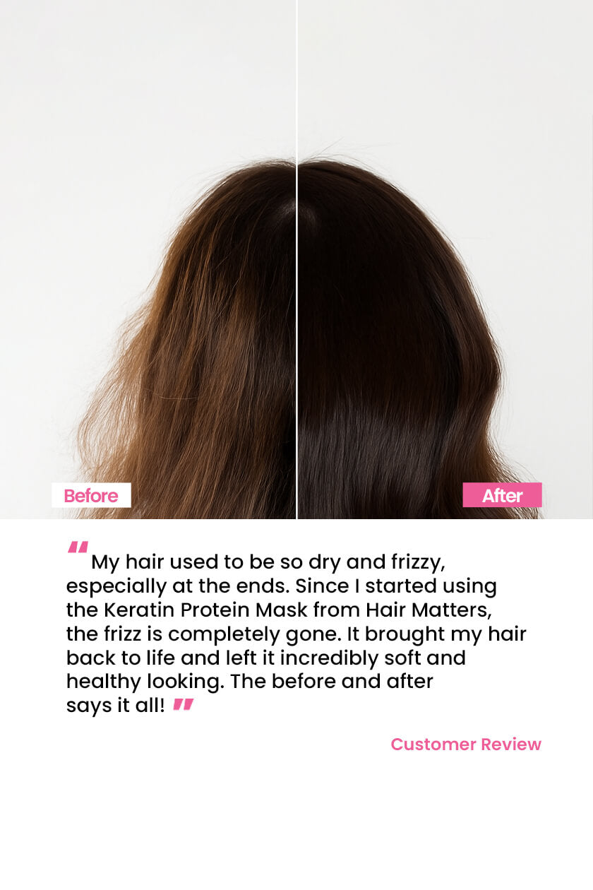 Keratin Protein Mask to Reduce Hair Breakage