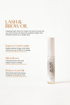 Lash & Brow Oil for Longer and Fuller Brows