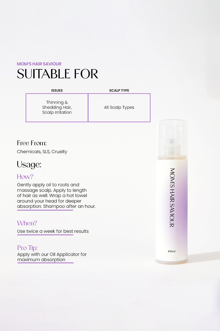 Mom’s Hair Saviour for Reducing Postpartum Hair Fall