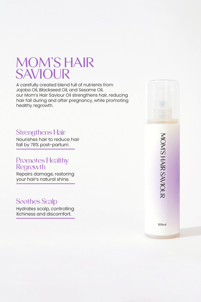 Mom’s Hair Saviour for Reducing Postpartum Hair Fall