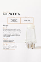 Oil Applicator for Mess Free Hair Oil Use