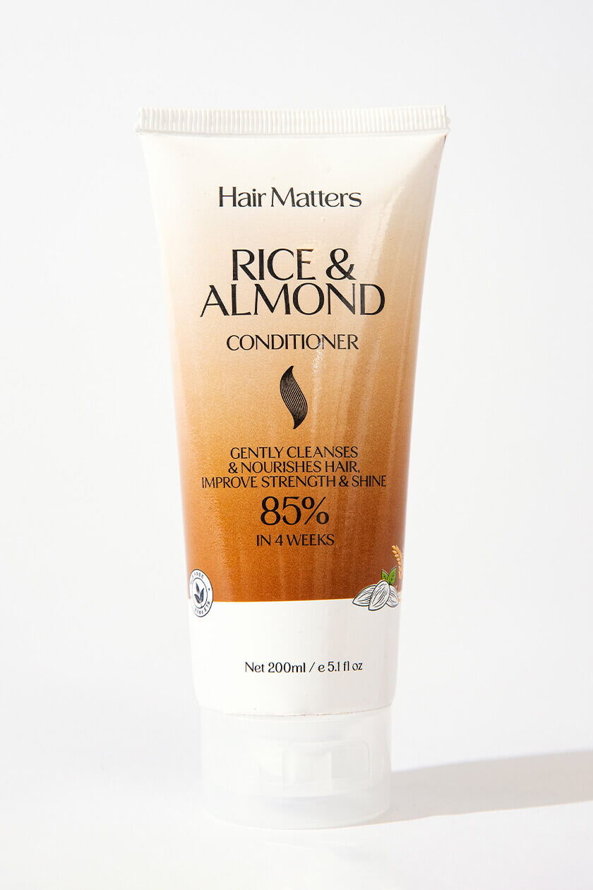 Rice & Almond Conditioner – Deep Moisture for Dry Hair