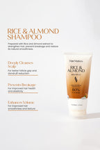 Rice & Almond Shampoo for Strong Healthy Hair