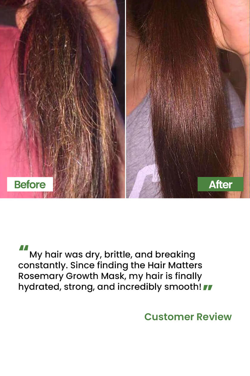 Rosemary Growth Mask to Repair Damaged Hair
