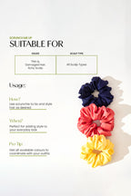 Scrunch Me Up Hair Scrunchies for Gentle Use