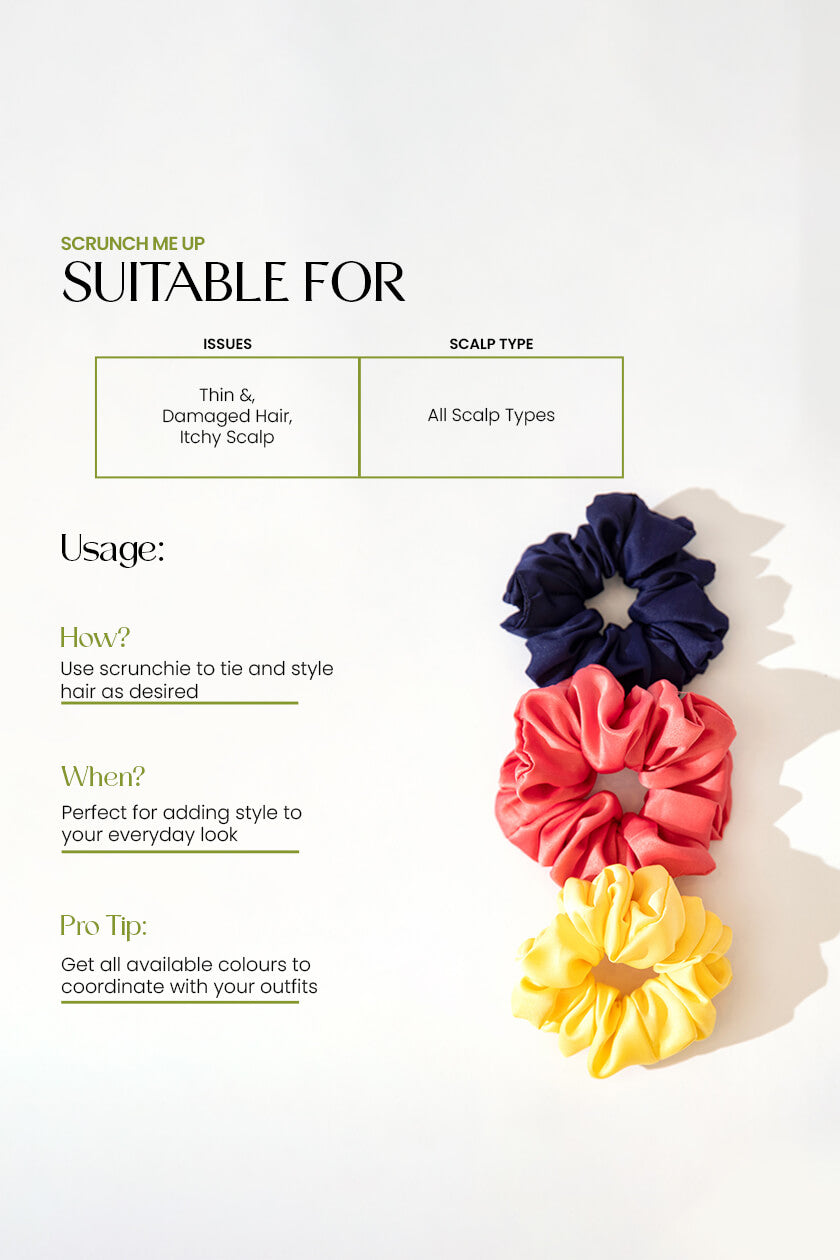 Scrunch Me Up Hair Scrunchies for Gentle Use