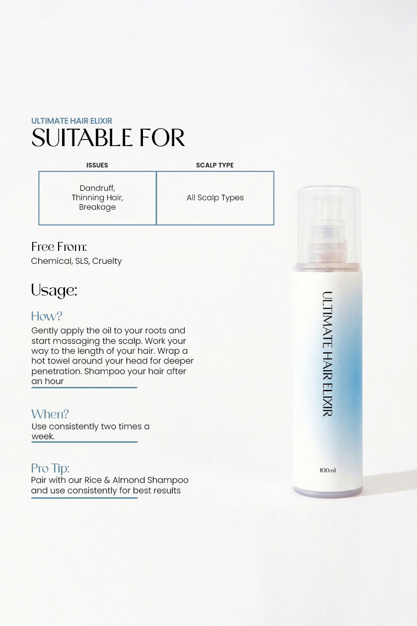 Ultimate Hair Elixir for Repairing Hair Damage